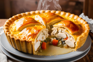 Torta de Frango Low Carb